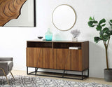 ACME Walden Console Table, Walnut Finish