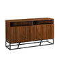 ACME Walden Console Table, Walnut Finish