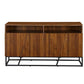 ACME Walden Console Table, Walnut Finish