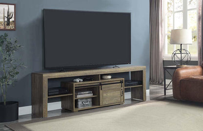 ACME Wasim TV Stand, Rustic Oak Finish