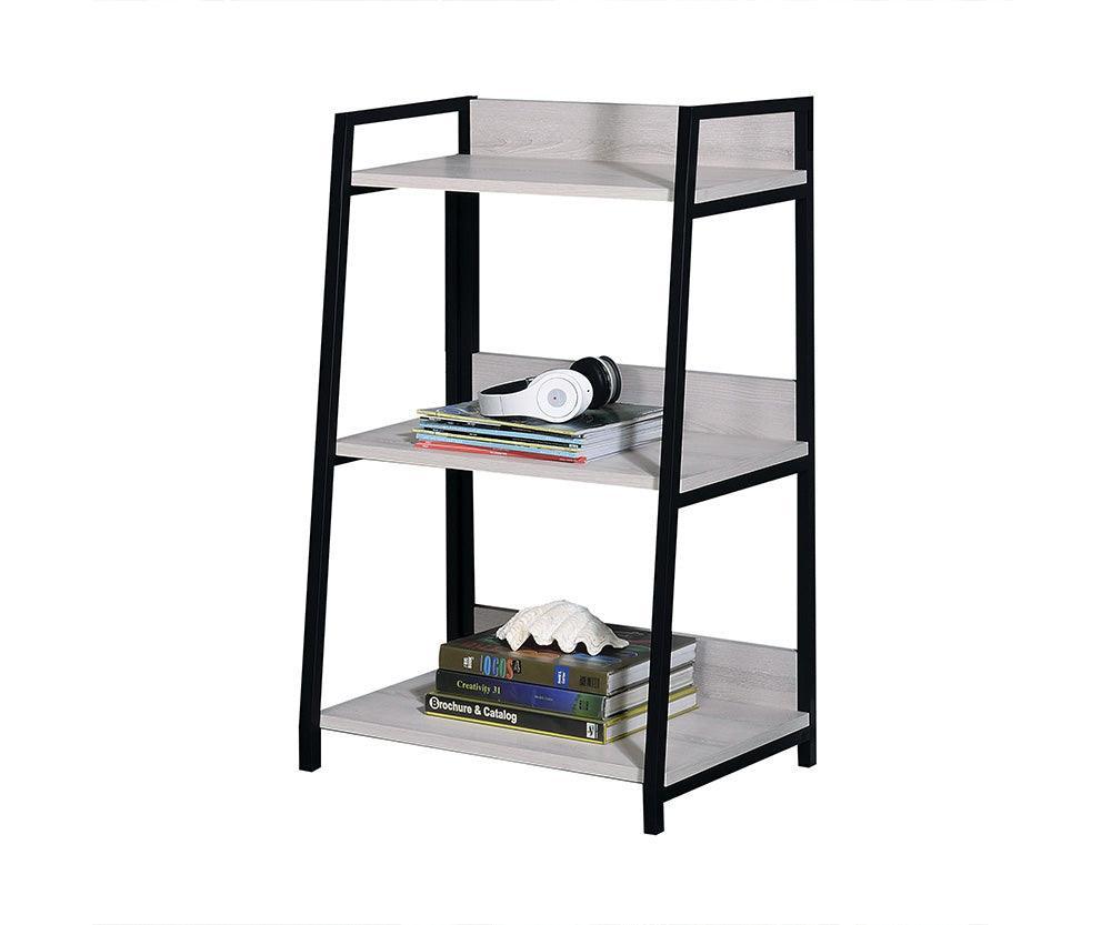 ACME Wendral Bookshelf (3-Tier), Natural & Black