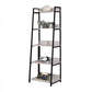 ACME Wendral Bookshelf (5-Tier, 23"L), Natural & Black