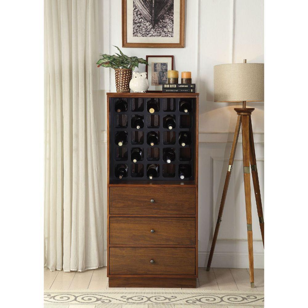 ACME Wiesta Wine Cabinet, Walnut