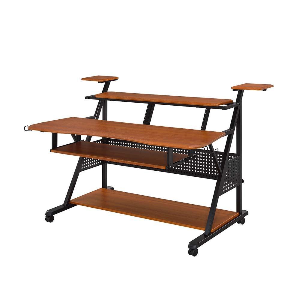 ACME Willow Music Desk, Cherry & Black Finish