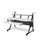 ACME Willow Music Desk, White & Black Finish