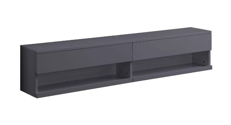 ACME Ximena Floating TV Stand, LED & Gray Finish