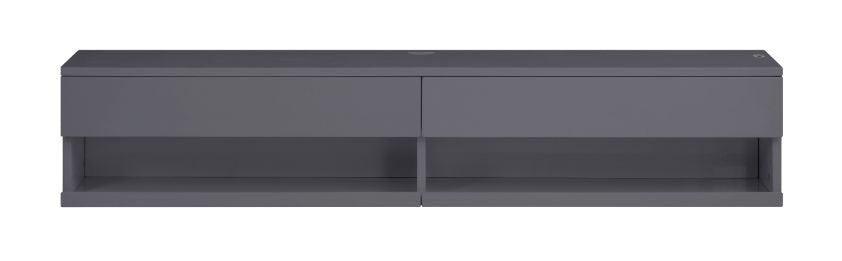 ACME Ximena Floating TV Stand, LED & Gray Finish