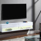 ACME Ximena Floating TV Stand, LED & White Finish