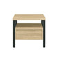 ACME Yawan Accent Table, Oak & Black Finish