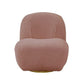 ACME Yedaid Accent Chair w/Swivel, Pink Teddy Sherpa