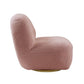 ACME Yedaid Accent Chair w/Swivel, Pink Teddy Sherpa