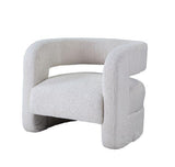 ACME Yitua Accent Chair, White Teddy Sherpa