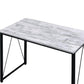 ACME Zaidin Writing Desk, Antique White & Black Finish