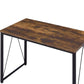 ACME Zaidin Writing Desk, Weathered Oak & Black Finish