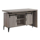 ACME Zakwani Writing Desk, Gray Oak & Black Finish