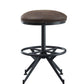 ACME Zangief Counter Height Stool, Salvaged Brown & Black Finish