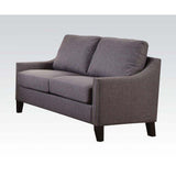 ACME Zapata Loveseat, Gray Linen