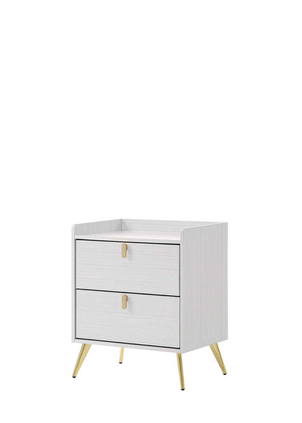 ACME Zeena Nightstand, White Finish