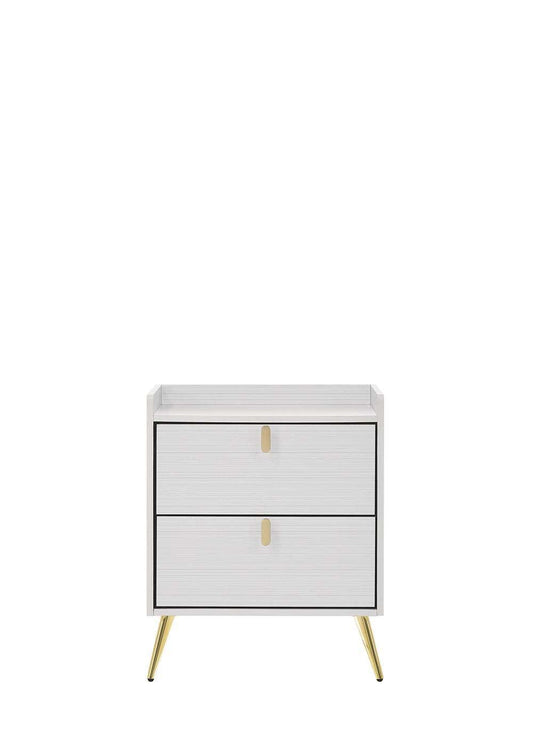 ACME Zeena Nightstand, White Finish