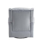 ACME Zeger Swivel Chair w/Glider , Gray Fabric