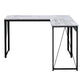 ACME Zetri Writing Desk, Antique White & Black Finish