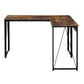 ACME Zetri Writing Desk, Weathered Oak & Black Finish