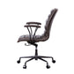 ACME Zooey Executive Office Chair, Distress Chocolate Top Grain Leather