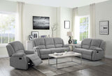 ACME Zorina Loveseat (Motion), Gray Fabric