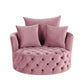 ACME Zunyas Accent Chair w/Swivel, Pink Velvet