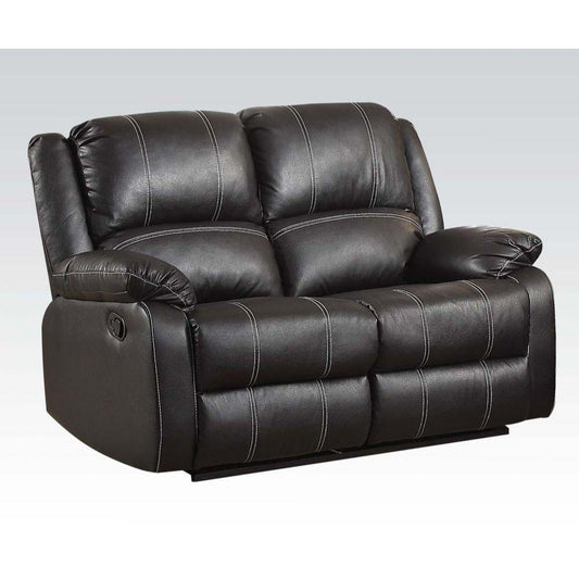 ACME Zuriel Loveseat (Motion), Black PU