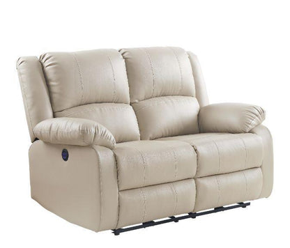 ACME Zuriel Power Motion Loveseat,  Beige PU