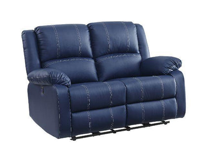 ACME Zuriel Power Motion Loveseat, Blue PU