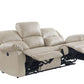 ACME Zuriel Power Motion Sofa,  Beige PU