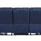 ACME Zuriel Power Motion Sofa, Blue PU