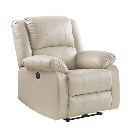 ACME Zuriel Power Recliner,  Beige PU