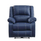 ACME Zuriel Power Recliner, Blue PU