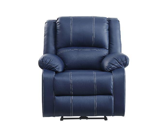 ACME Zuriel Power Recliner, Blue PU