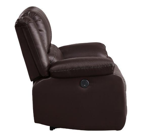 ACME Zuriel Power Recliner, Brown PU