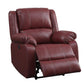 ACME Zuriel Power Recliner, Red PU