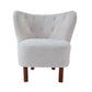 ACME Zusud Accent Chair, White Teddy Sherpa