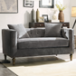 Sidonia Loveseat w/2 Pillows, Gray