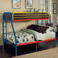 Tritan Twin/Full Bunk Bed, Rainbow