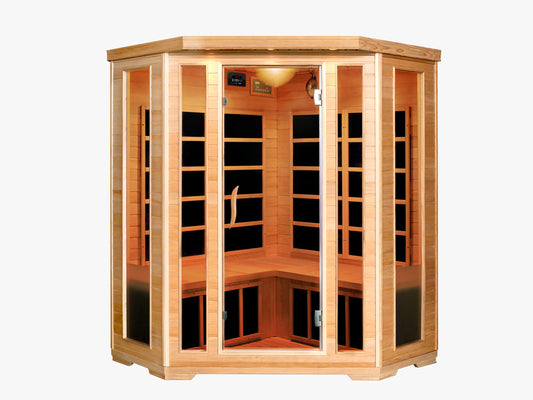 LuxeSoothe 3-Person Carbon Far Infrared Sauna