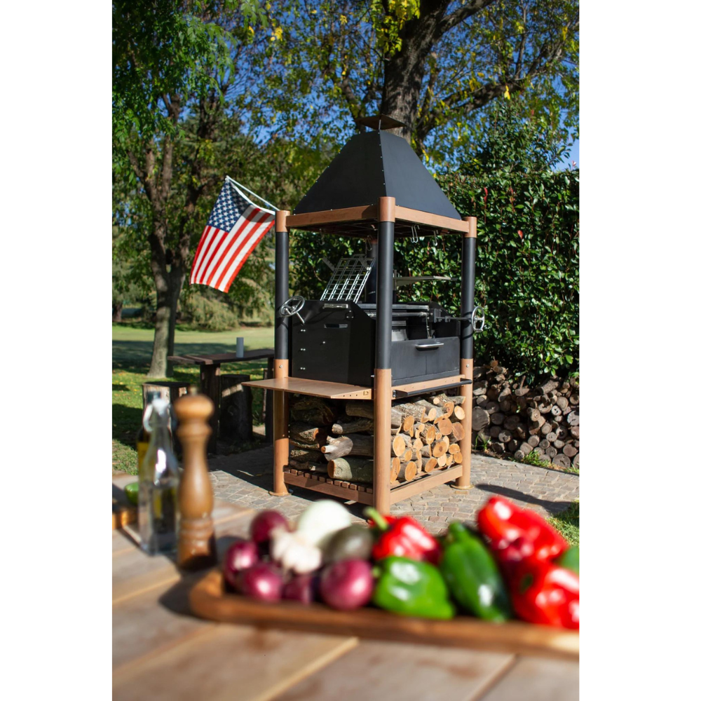 Tagwood BBQ Argentine Wood Fire & Charcoal Grill (BBQ02SI)