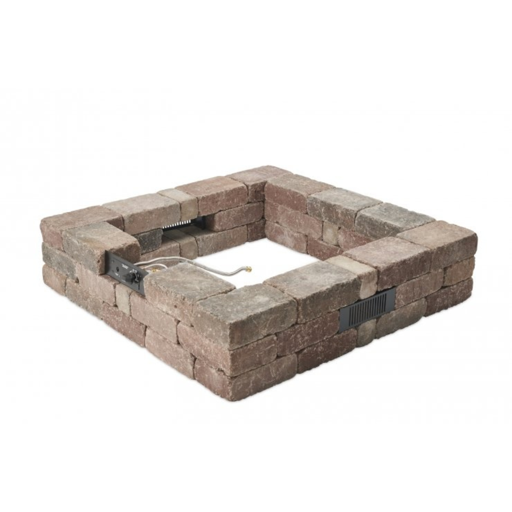 The Outdoor Greatroom Company Bronson Block Square Gas Fire Pit Kit (BRON5151-K)