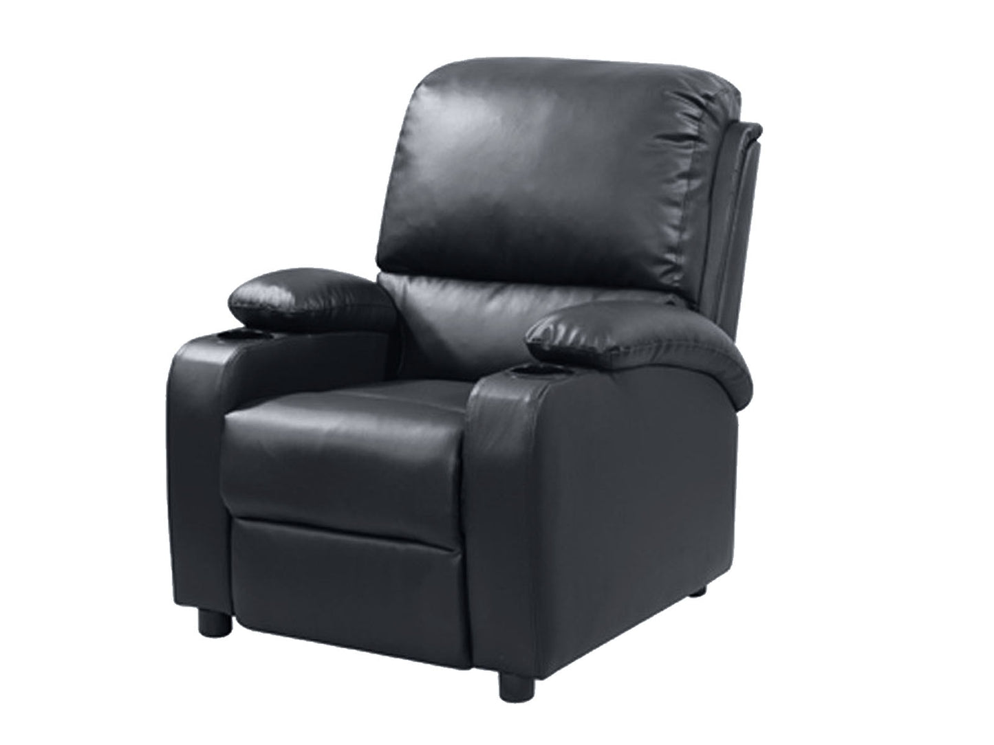 Push Back Recliner with Cup Holder