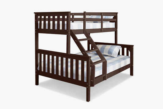 VersaSpace New Chico Wooden Triple Bunk in Walnut