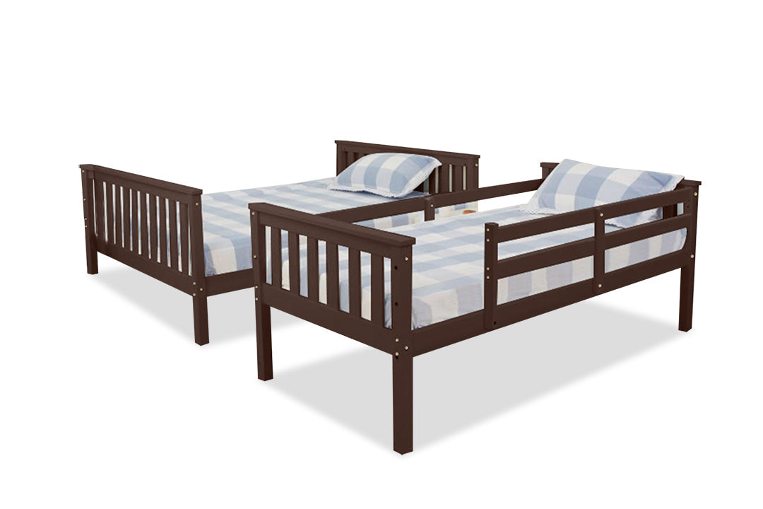 VersaSpace New Chico Wooden Triple Bunk in Walnut