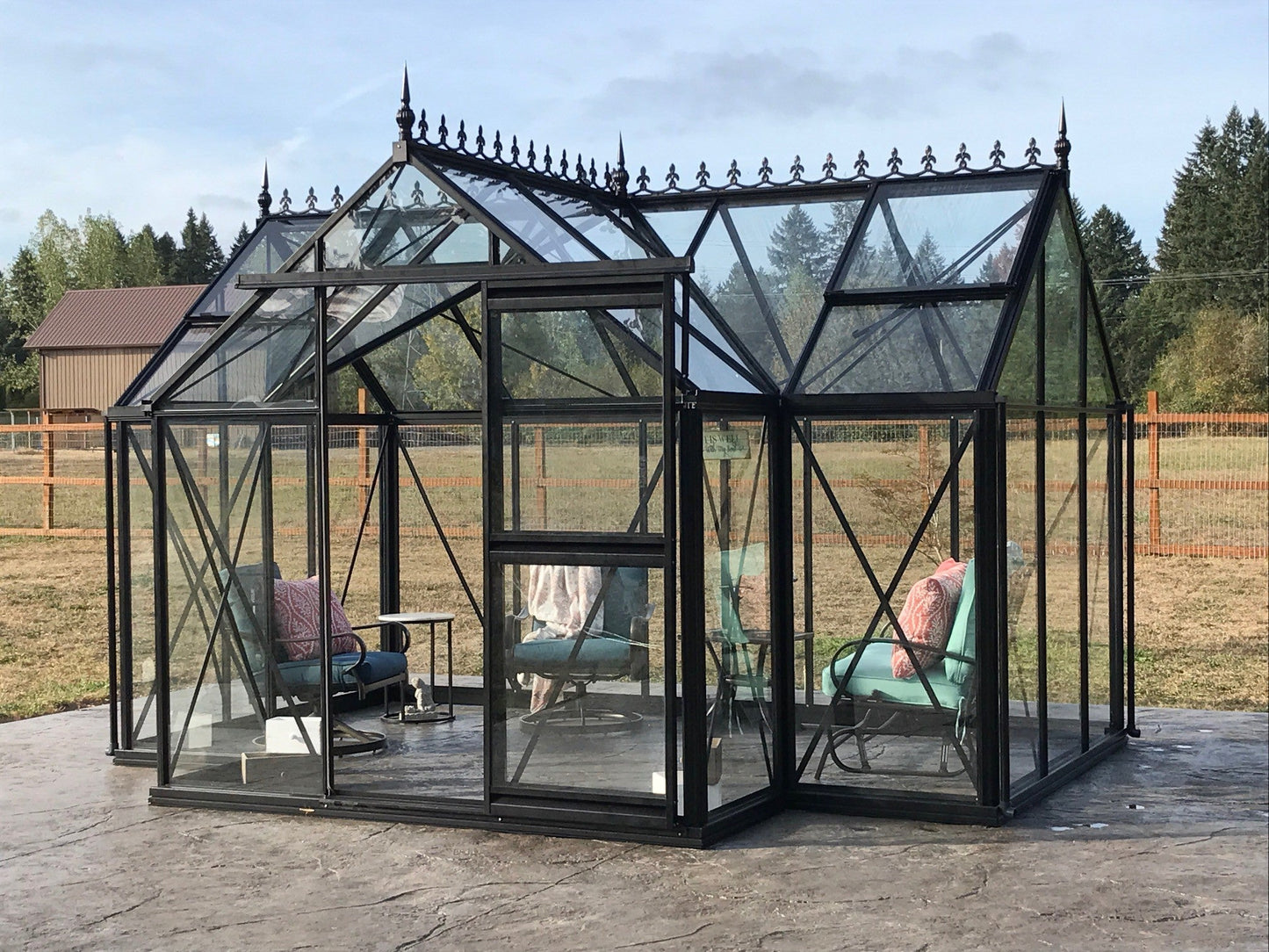 Junior Orangerie Greenhouse by Exaco