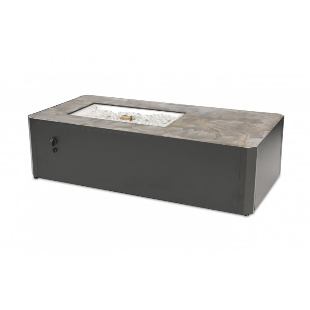 The Outdoor Greatroom Company Kinney Rectangular Gas Fire Pit Table (KN-1224)